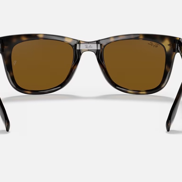 RAY BAN WOMENS WAYFARER FOLDING CLASSIC SUNGLASSES EUC - Picture 6 of 11